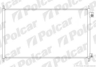 Купити 3818K85K Polcar - Радіатори кондиціонера A/A пайка З КПП=A AC=  (+)  HONDA ACCORD 98- 1997ccm F20B (PJ)