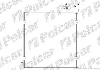 Купити 3860K8C1 Polcar - Радіатори кондиціонера