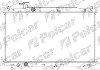 Купить 3878081 Polcar - Радиатор охлаждения 387808-1