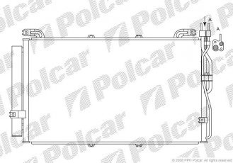 Купити 4035K82X Polcar - Радіатори кондиціонера