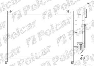 Купить 4533K81K Polcar - Радиаторы кондиционера 543x334x16 A/A пайка C КПП=M AC=  (+)  MAZDA 2 07- ZJ-VE (PJ)