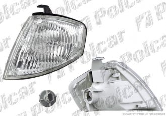 Купить 4509190E Polcar - Указатель поворота передний левая сторона TYC белый ECE MAZDA 323 (BJ)  07.98-12.00 (PJ)