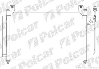 Купити 4580K81K Polcar - Радіатори кондиціонера 675 (635)  x398x16 A/A пайка З AC=  (+)  MAZDA CX-7 01.06- 2261ccm L3-VDT (PJ)