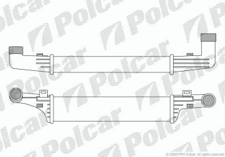 Купити 5015J8-4 Polcar - Радіатори повітря (Интеркулеры)