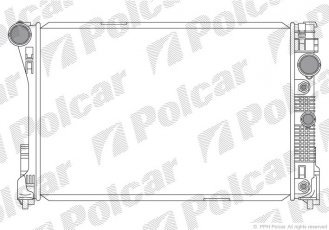 Купити 5070083 Polcar - Радіатори охолодження 640x430x26 A/P пайка КПП=A AC=  (+/-)  MERCEDES З-KLASSE (204)  07- 2996ccm M272.9 507008-3