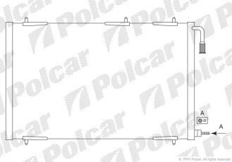 Купить 5723K8C3 Polcar - Радиаторы кондиционера