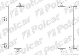 Купить 5748K84X Polcar - Радиаторы кондиционера 575 (535)  x360x16 A/A пайка C (5 2 mm)  AC=  (+)  CITROEN PEUGEOT (Q)