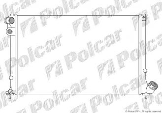Радиатор охлаждения 574608B2 Polcar фото 1
