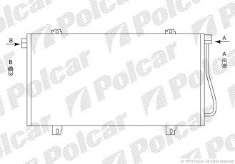 Купити 6041K8C4 Polcar - Радіатори кондиціонера