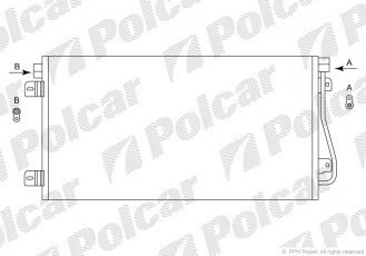 Купити 6041K8C3 Polcar - Радіатори кондиціонера