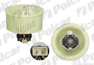Купить 6042NU3X Polcar - Вентиляторы кабины AC=  (+/-)  RENAULT OPEL NISSAN (Q)