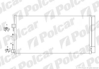 Купить 6039K8C1 Polcar - Радиаторы кондиционера