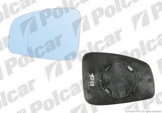 Купити 6039544M Polcar - Вклад дзеркала зовнішнього ліва сторона обігрівається скло асферичное синє скло RENAULT LAGUNA III