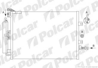 Купити 6055K82X Polcar - Радіатори кондиціонера