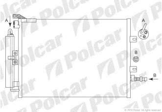 Купити 6055K81X Polcar - Радіатори кондиціонера