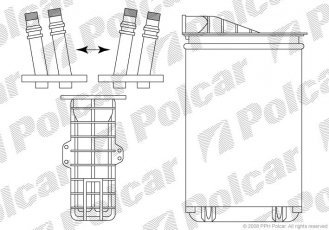 Купити 6050N8-1 Polcar - Радіатори обігріву