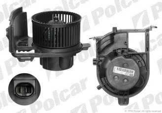 Купити 6060NU3X Polcar - Вентилятори кабіни КПП=M/A AC=  (+/-)  RENAULT CLIO II 98-  (Q)