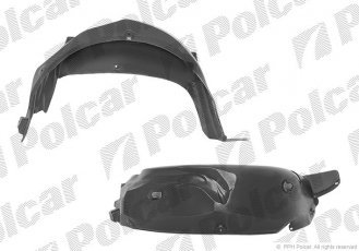Купить 6062FP5 Polcar - Подкрылок передний kangoo 08-12 rh задняя часть-