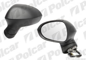 Купить 6732511M Polcar - Зеркало внешнее левая сторона управление механич.  (проводки)  текстура стекло выпуклое SEAT IBIZA (6J)