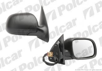 Купить 6913529M Polcar - Зеркало внешнее правая сторона управление электр. крышка под покраску обогреваемое стекло выпуклое с