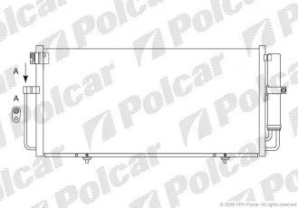Купити 7212K8C1 Polcar - Радіатори кондиціонера