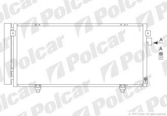 Купити 7242K8C1 Polcar - Радіатори кондиціонера