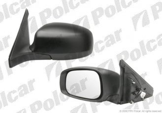 Купить 7423525M Polcar - Зеркало внешнее правая сторона управление электр. крышка черн./под покраску обогреваемое стекло выпу