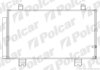 Купити 8022K81K Polcar - Радіатори кондиціонера 685 (657)  x376 (365)  x16 A/A пайка З КПП=M/A AC=  (+)  LEXUS GS 05- 2994ccm 3GR-FS