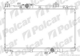 Купити 8104081K Polcar - Радіатори охолодження 638x350x16 A/P пайка КПП=M AC=  (+/-)  TOYOTA YARIS 99- 1364ccm 1NDTV (PJ)