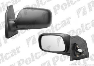 Купить 8114516M Polcar - Зеркало внешнее левая сторона управление электр. крышка черн./под покраску обогреваемое стекло выпук