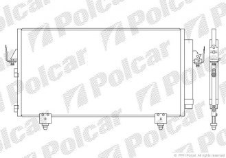 Купити 8146K82K Polcar - Радіатори кондиціонера 771 (735)  x407 (388)  x16 A/A пайка З AC=  (+)  TOYOTA RAV-4 00- 1995ccm 1CD-FTV (P