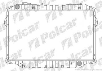 Купити 8176084 Polcar - Радіатори охолодження 722x425x50 З/B КПП=A TOYOTA LAND CRUISER 80 90-98 4164ccm 1HD-T (PJ)