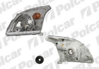 Купить 8178091E Polcar - Фара основная левая сторона тип лампы=H4 электрический без мотора ECE TOYOTA LAND CRUISER (FJ120)  01