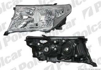 Купити 818410-E Polcar - Фара основна права сторона тип лампи=H11+HB3 ручний ECE TOYOTA LAND CRUISER V8 (FJ200)  11.07-  (PJ)