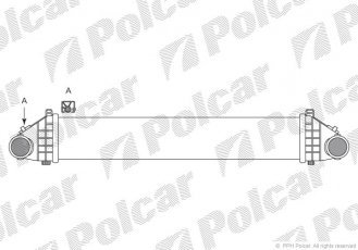 Купить 9043J81X Polcar - Радиаторы воздуха (Интеркулеры)