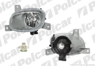 Купить 9080290E Polcar - Фара противотуманная передняя левая сторона TYC тип лампы=H1 с патронами ламп ECE VOLVO S80 (TS/XT)