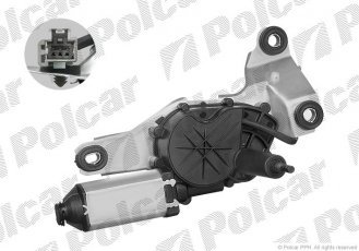 Купить 9076SWT1 Polcar - Моторчик стеклоочистителя оригинал VOLVO V70 (P80)  06.04-03.07 (Q)