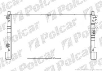 Купити 956608A1 Polcar - Радіатор охолодження