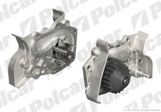 Купить S10133 Polcar - Водяной насос SRL стальной ротор RENAULT MEGANE HB 01.96-/купэ 03.96-/CABRIO 10.96-  (PJ)  S10-133