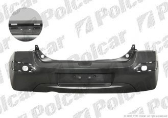 Купити 600196 Polcar - Бампер задній під фарбування (негрунтов.)  RENAULT TWINGO (N)  06.07-  (PJ)