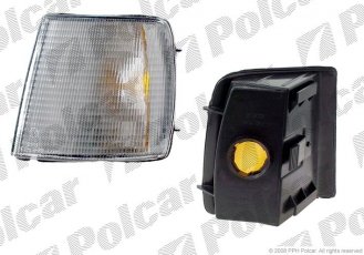 Купити 9546201E Polcar - Покажчик повороту передній права сторона TYC з желтой вкладкой білий ECE VOLKSWAGEN PASSAT SDN+KOM
