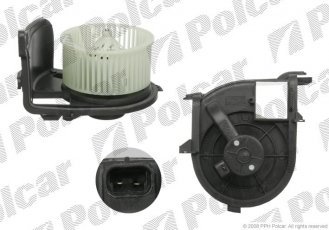 Купить 6016NU2X Polcar - Вентиляторы кабины AC=  (-)  RENAULT CLIO II 98-  (Q)