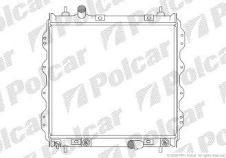 Купити 245008-1 Polcar - Радіатори охолодження
