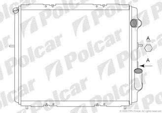 Радиаторы охлаждения 600608-5 Polcar фото 1