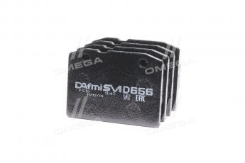 Купить D656SM DAfmi/INTELLI - Колодка торм. ВАЗ 2101 перед.  (компл. 4шт.)   (производство Dafmi)