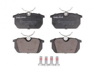 Дисковые тормозные колодки, комплект LP0522 DELPHI фото 1