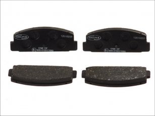 Купить LP1766 DELPHI Тормозные колодки задние Mazda 6 (GG, GH, GY) (1.8, 2.0, 2.2, 2.3, 2.5) 