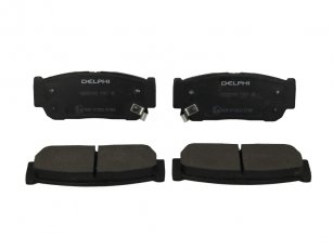 Купить LP1797 DELPHI Тормозные колодки задние Соренто (2.4, 2.5 CRDi, 3.5 V6 4WD) 