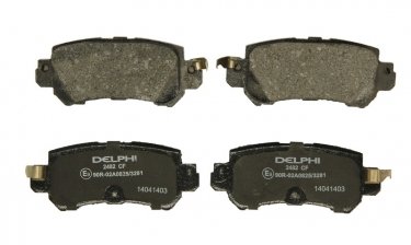 Купить LP2482 DELPHI Тормозные колодки задние CX-5 (2.0, 2.2) 