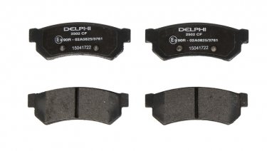 Купить LP2502 DELPHI Тормозные колодки задние Лачетти (1.4, 1.6, 1.8, 2.0) 
